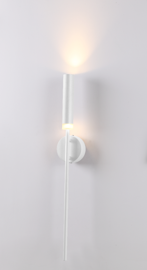 Arandela Moderna Onyx Branco da marca Sindora, modelo DCB01140, ideal para quarto, sala de estar, lavabo e varanda.  Lustres Gênesis - o melhore site da Internet para comprar Lustre